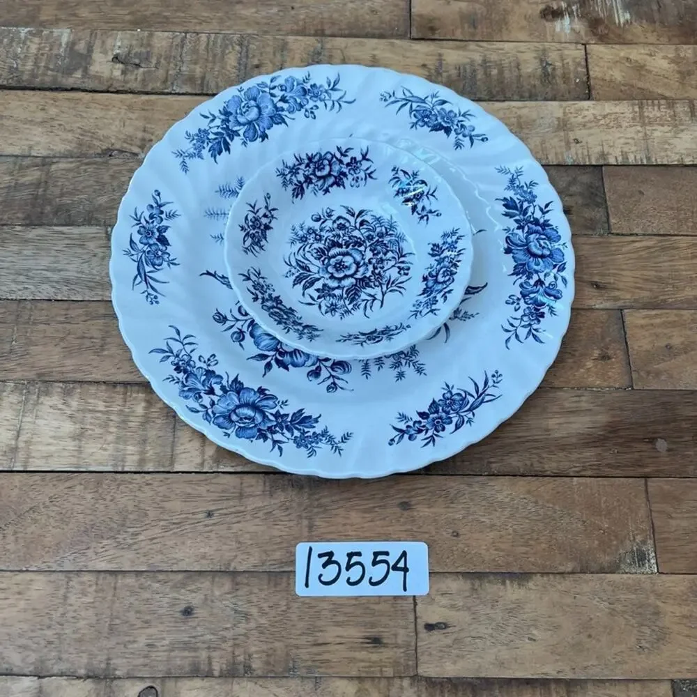 VTG Beacon Hill by British Anchor Ironstone Plate Set of 2 Plate 10